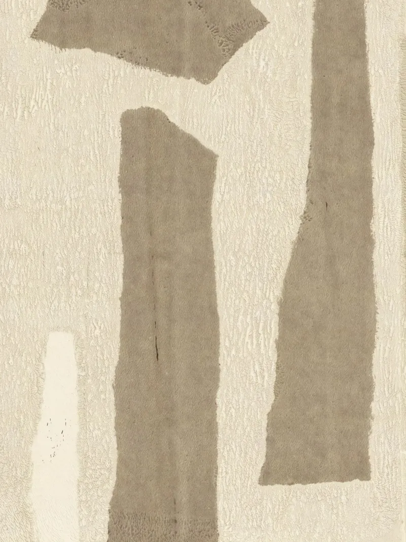 Pezzi strappati #1 poster con telaio in legno da Alisa Galitsyna
