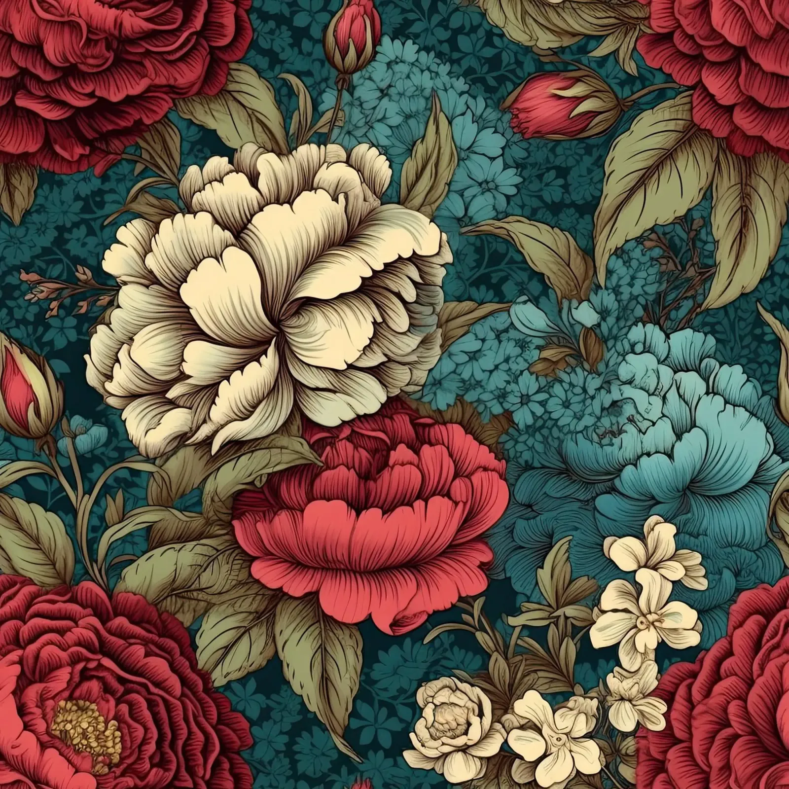 Fiore vittoriano plexiglass da Botanical Pattern House