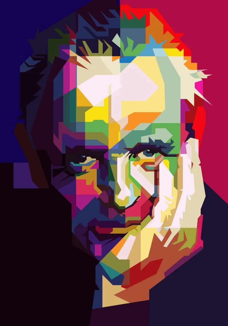 Anthony Hopkins Legende Acteur WPAP Nu Trending canvas met Baklijst van Artkreator