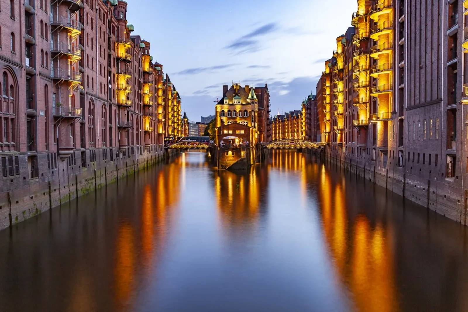Speicherstadt Hamburg pellicola backlit da Reisefotografie - Bilder aus aller Welt
