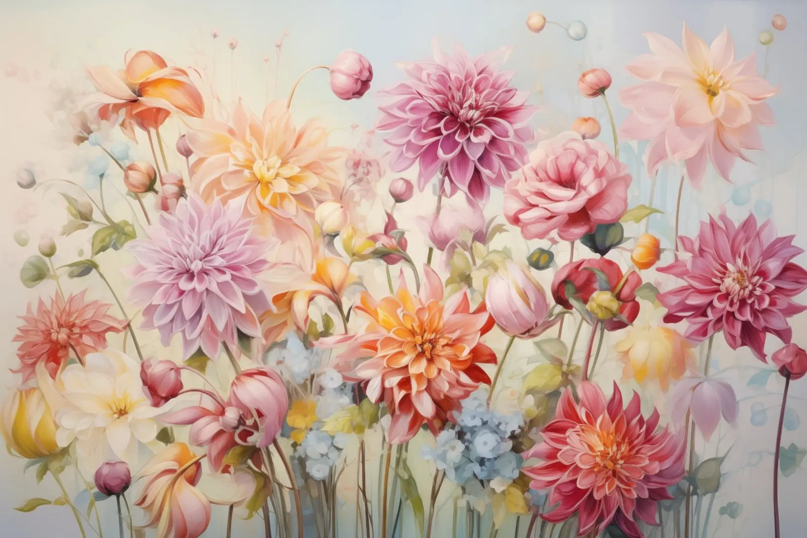 Muurkunst van Imagine canvas met Baklijst van Imagine