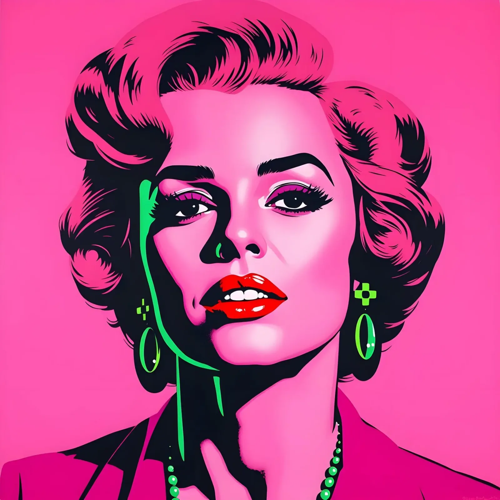 Marilyn Pretty in Pink pellicola backlit da Anita's Dream