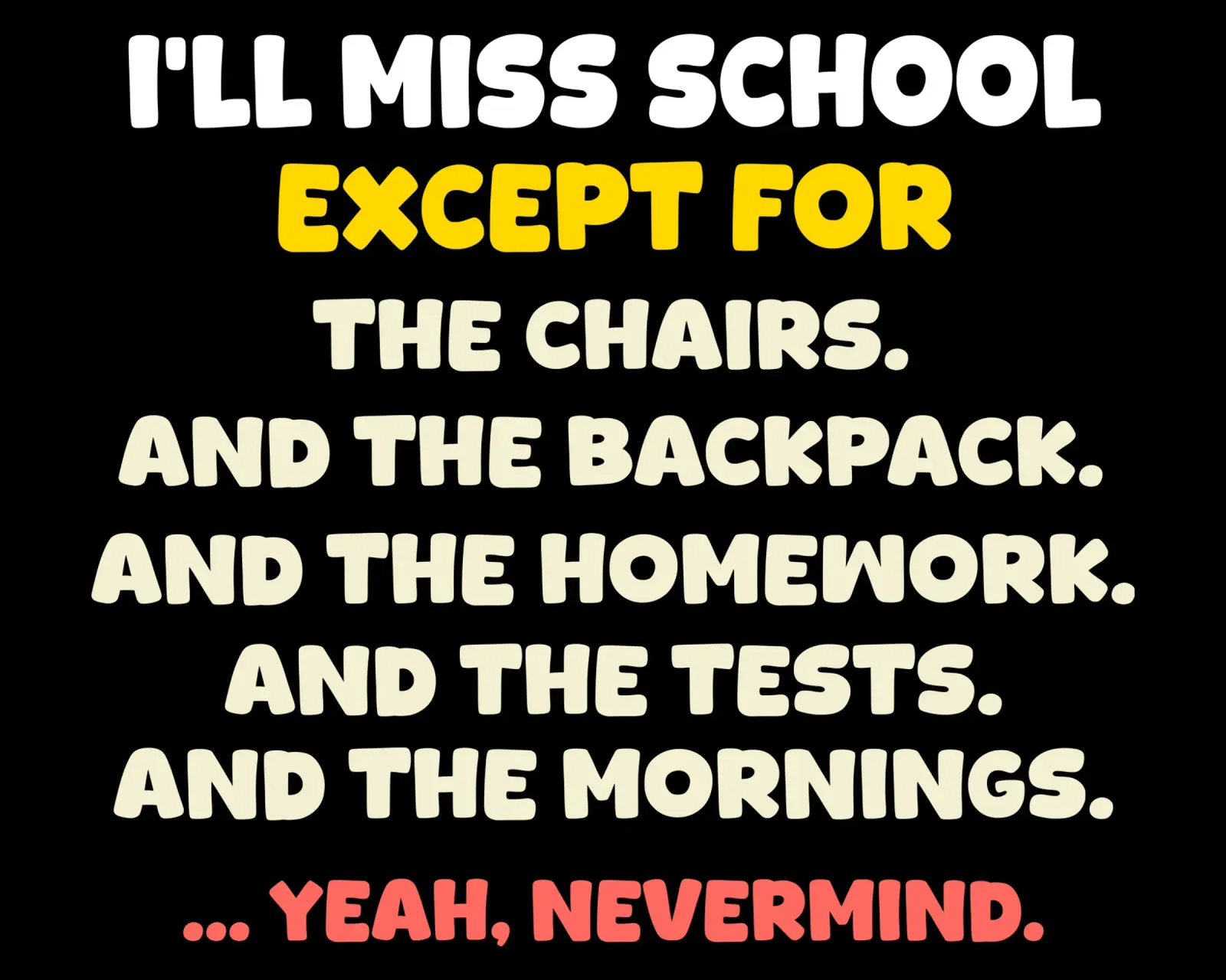 Last Day of School School Out for Summer Break canvas with Floater frame by sillyindustries