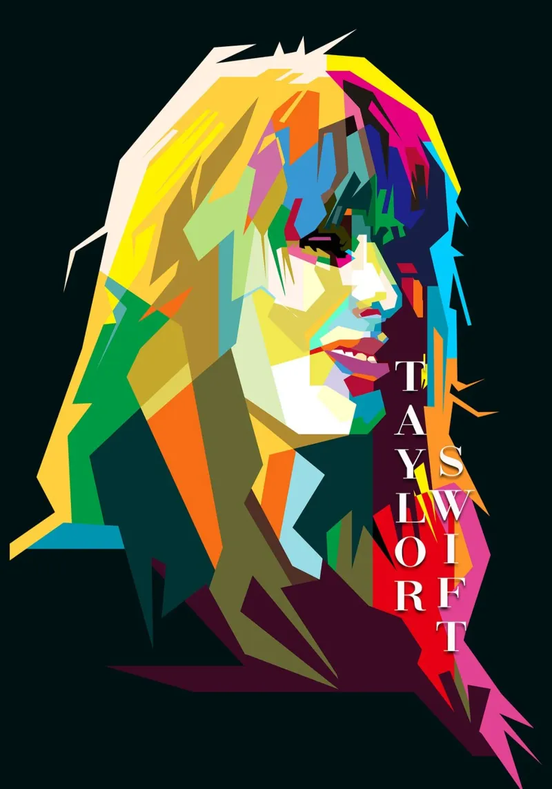 Taylor Swift Berühmte Berühmtheit WPAP Trending Now Hahnemühle von Artkreator