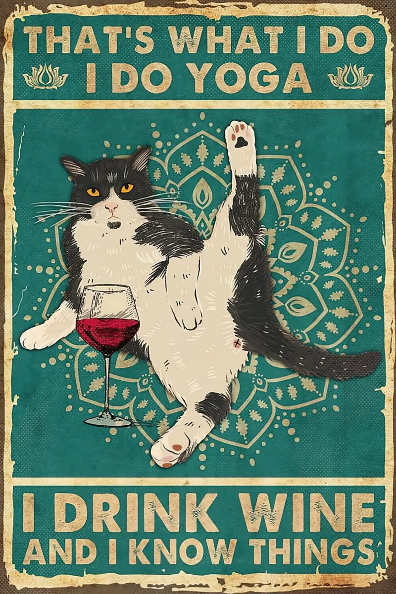 Das ist es, was ich tue Ich mache Yoga Ich trinke Wein und ich weiß Dinge Hahnemühle von Aaronshop