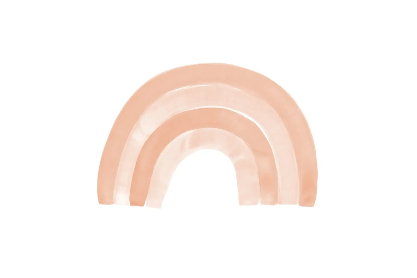 Arc-en-ciel de corail mou - paysage hahnemühle de NouveauPrints