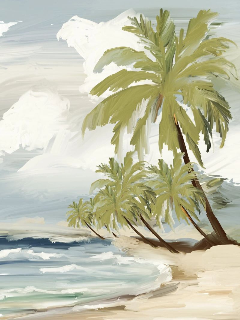 Endless Seas tropical paradise Leinwand von mysteriouscoco