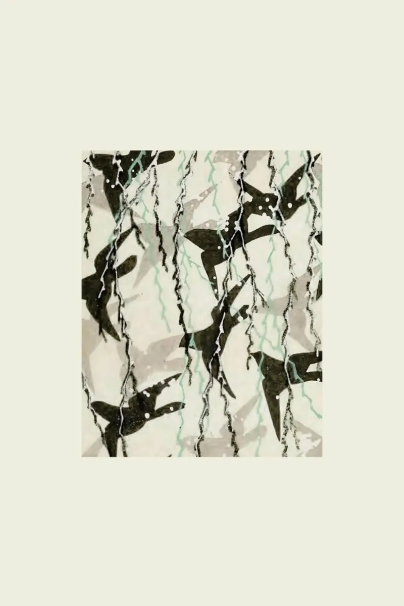 Shin-Bijutsukai - Vines carta hahnemühle da Vintage by JUNIQE