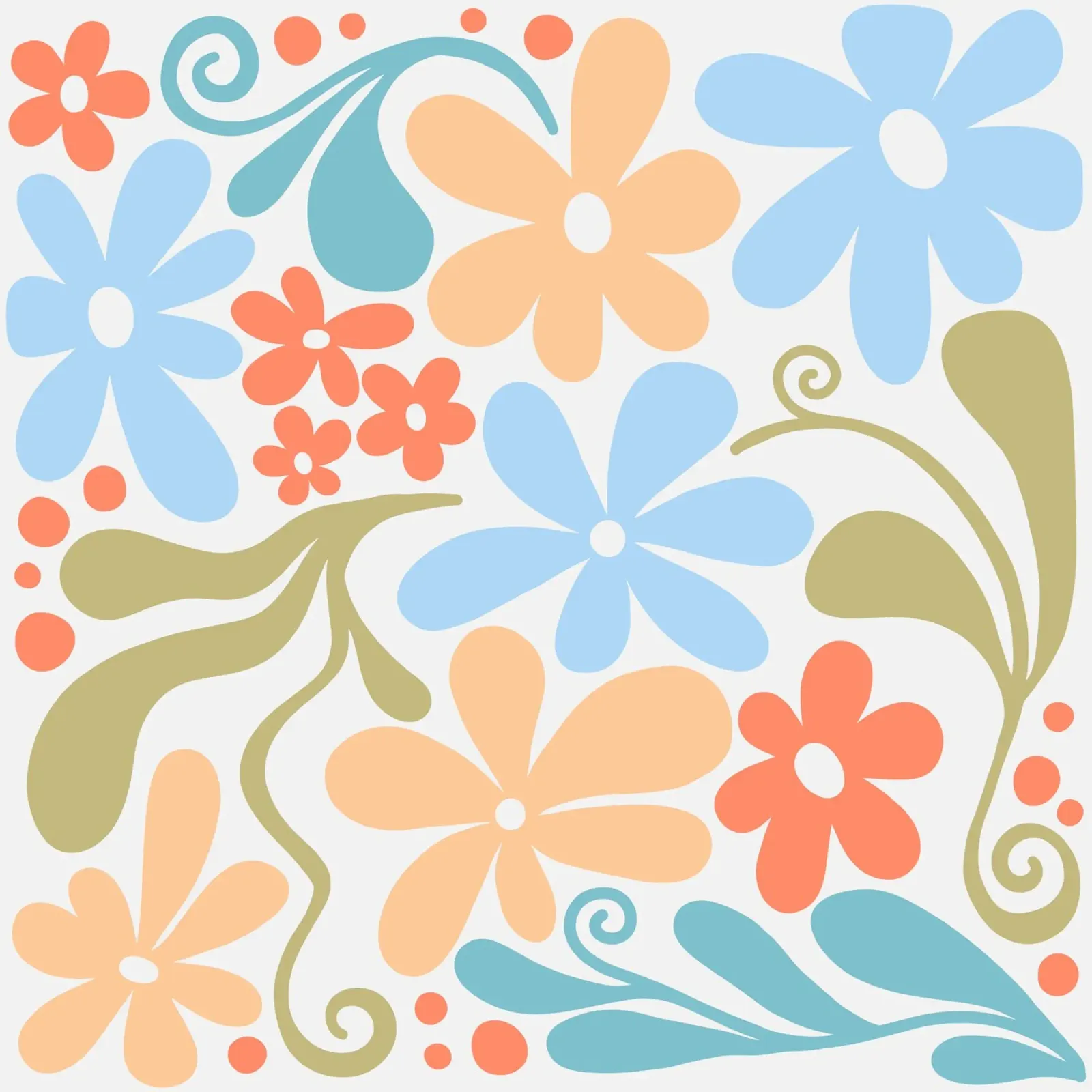 Margherite di Matisse poster con telaio in alluminio da Happy Littles