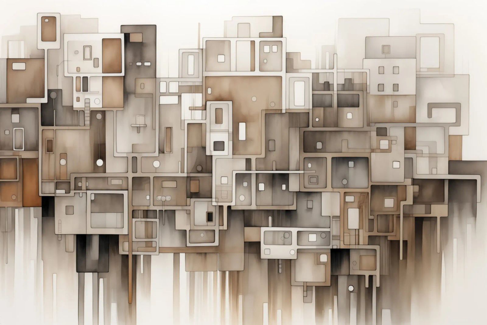 Abstract city poster by Imagine