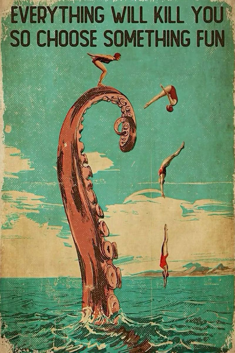 Tout vous tuera poster de Witon name shop