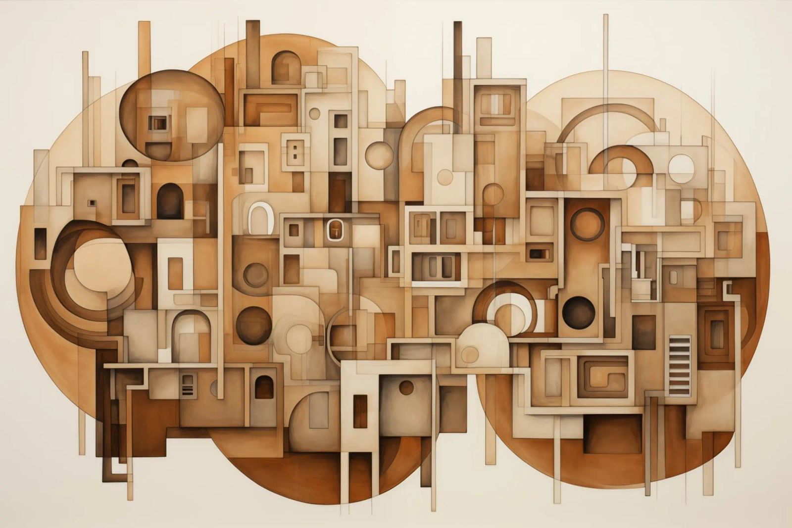 Abstract city poster by Imagine