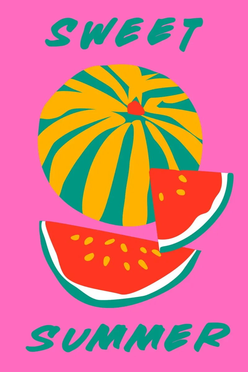 watermelon Hahnemühle von Mariery Young