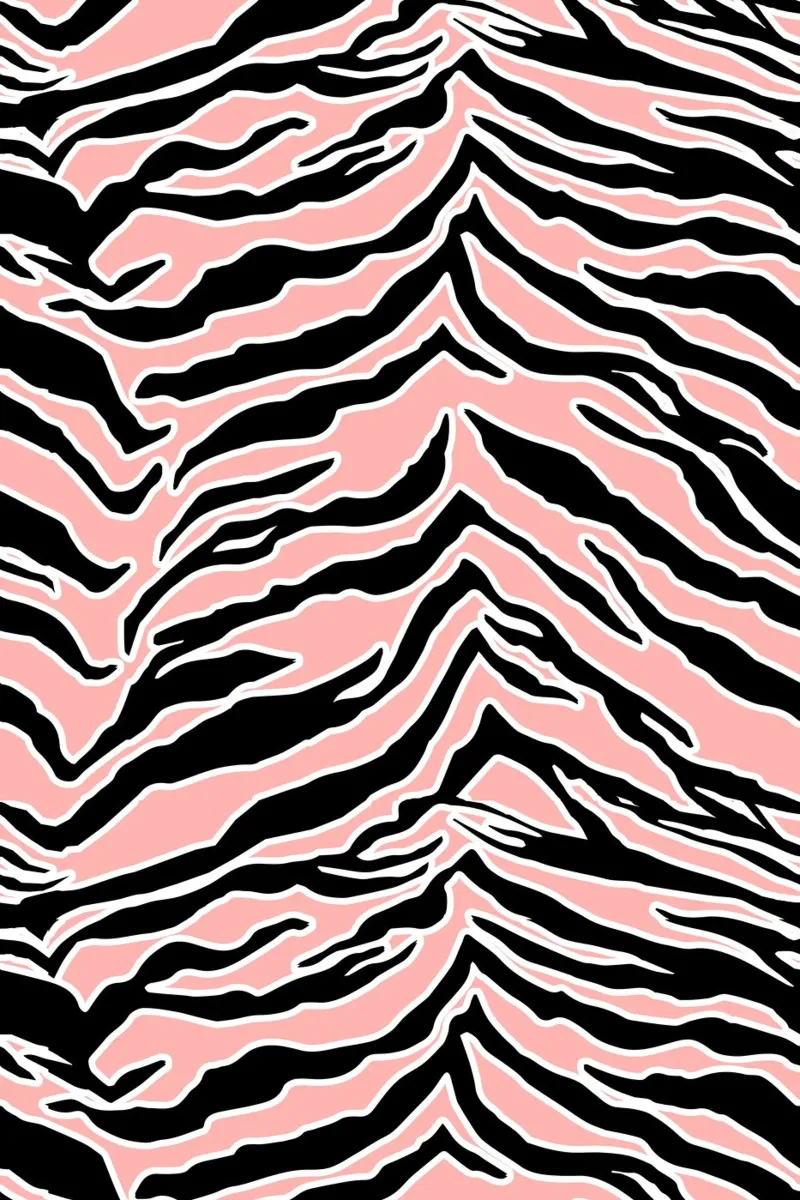 Tiger Print Blush Peach metacrilato de SilverPegasus