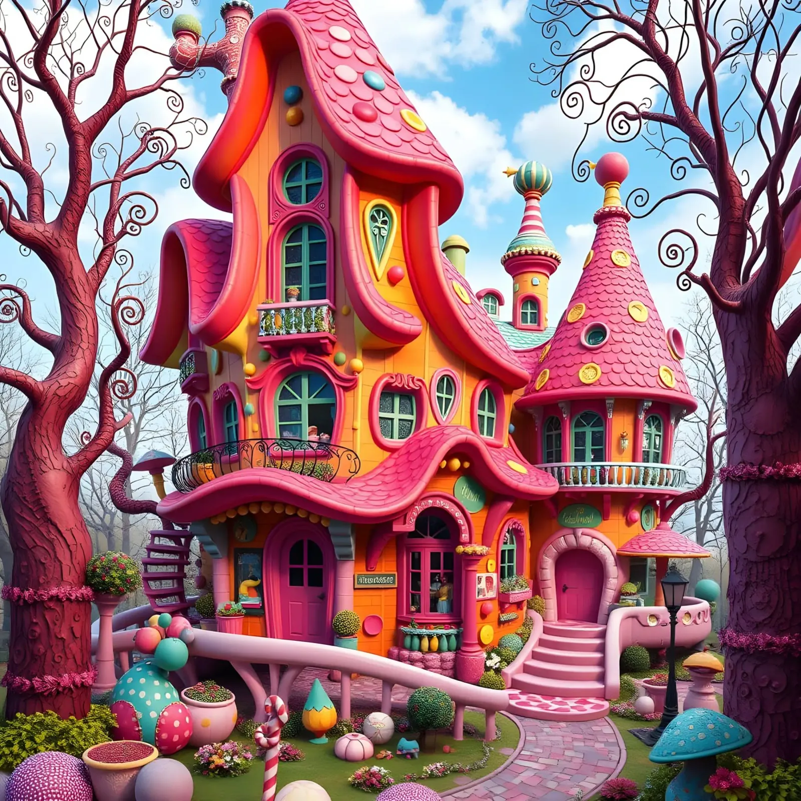 Maison des bonbons plexiglas de Anita's Dream
