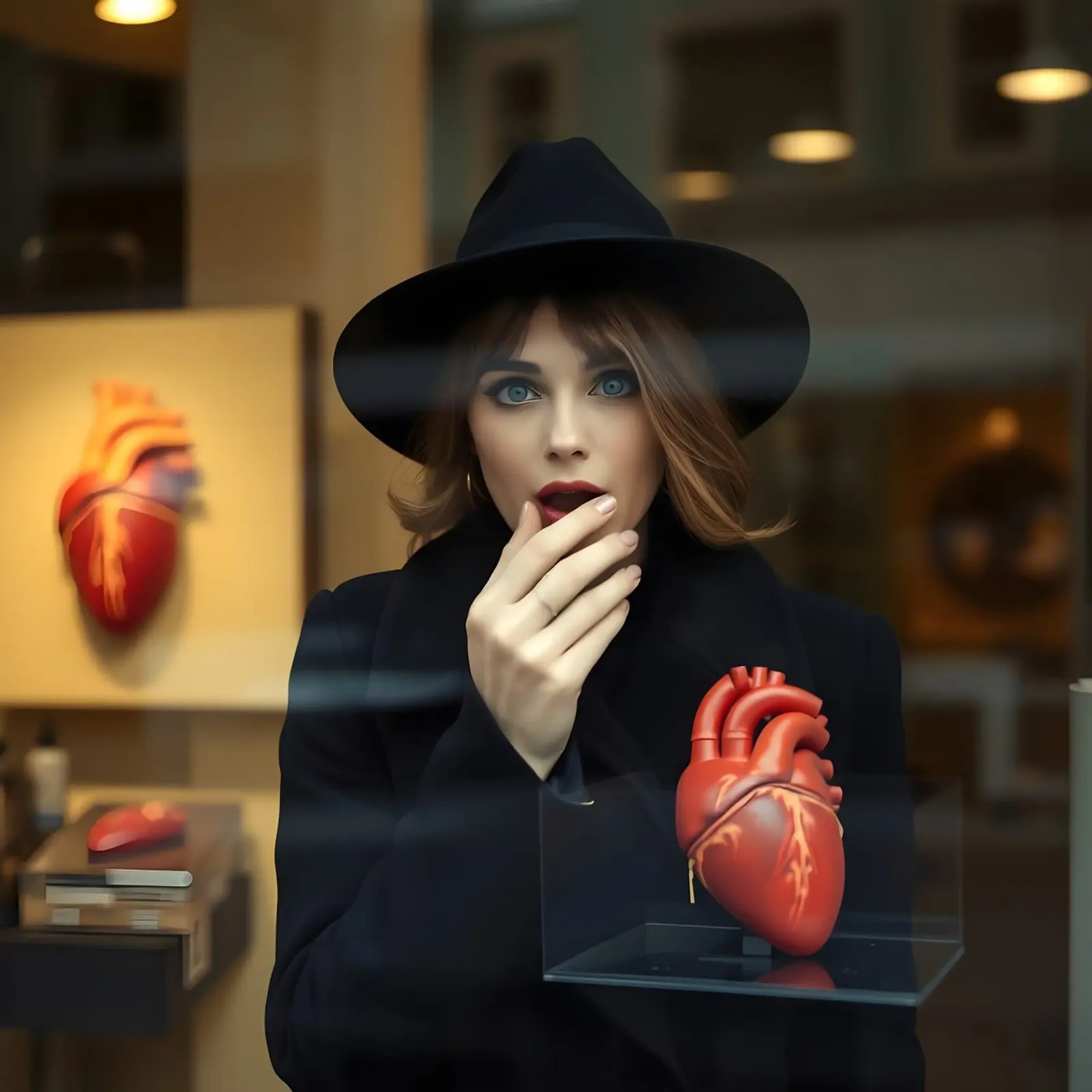 Le cœur d'un conte poster avec cadre en plastique de Anita's Dream