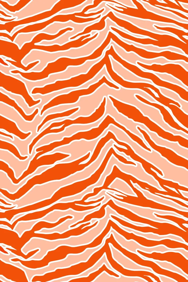 Stampa tigre arancione plexiglass da SilverPegasus
