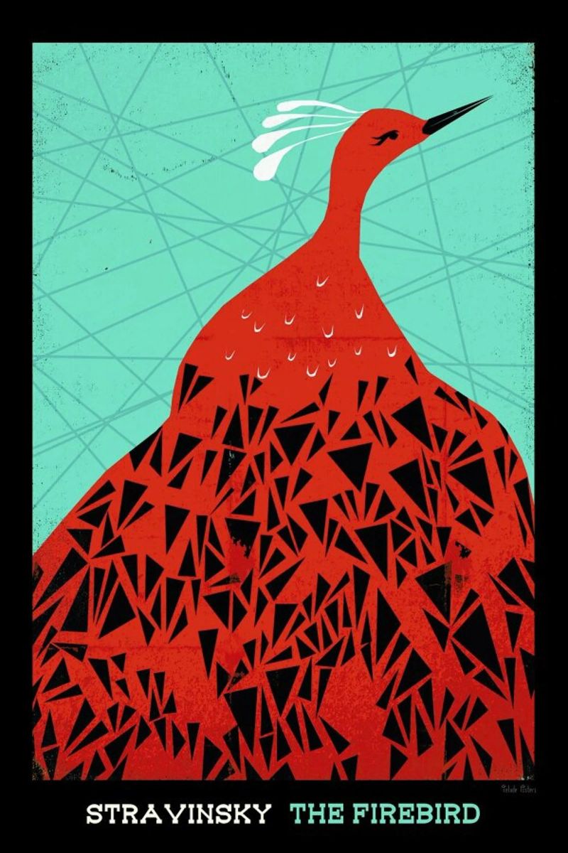 Stravinsky - Firebird poster da Prelude Posters