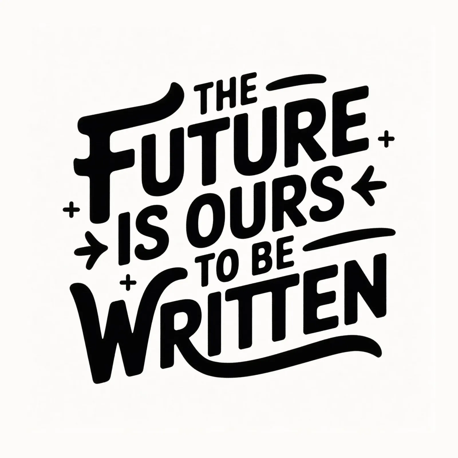 Future is ours poster da Aphorismiker