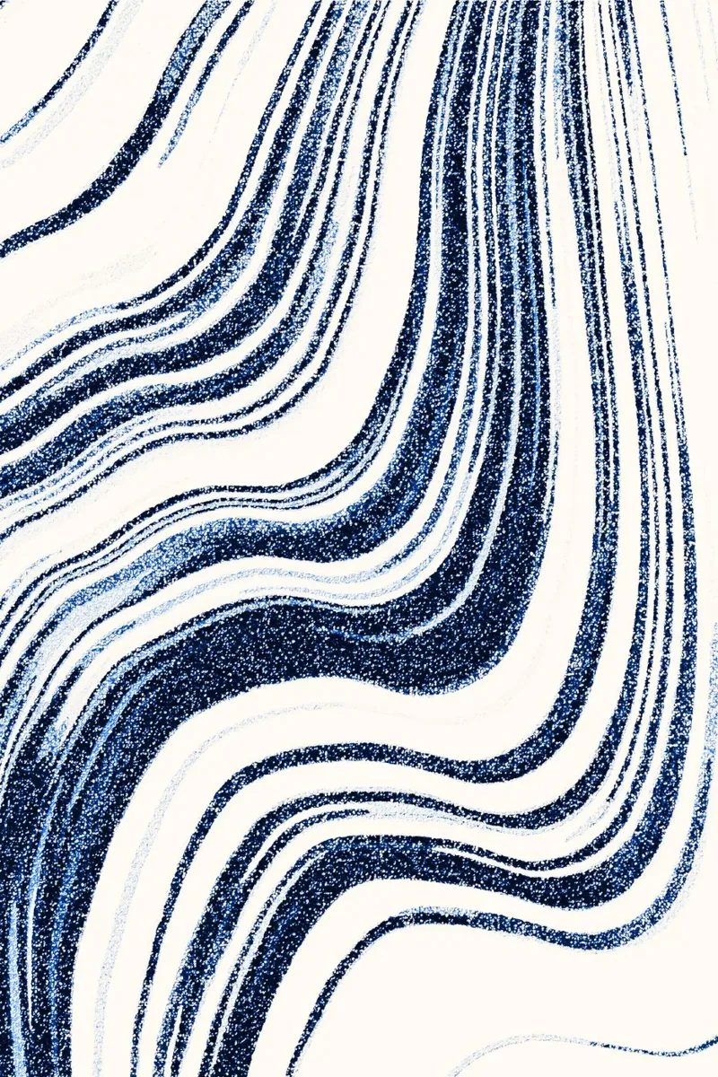 Strukturierter Marmor Indigoblau Hahnemühle von SilverPegasus