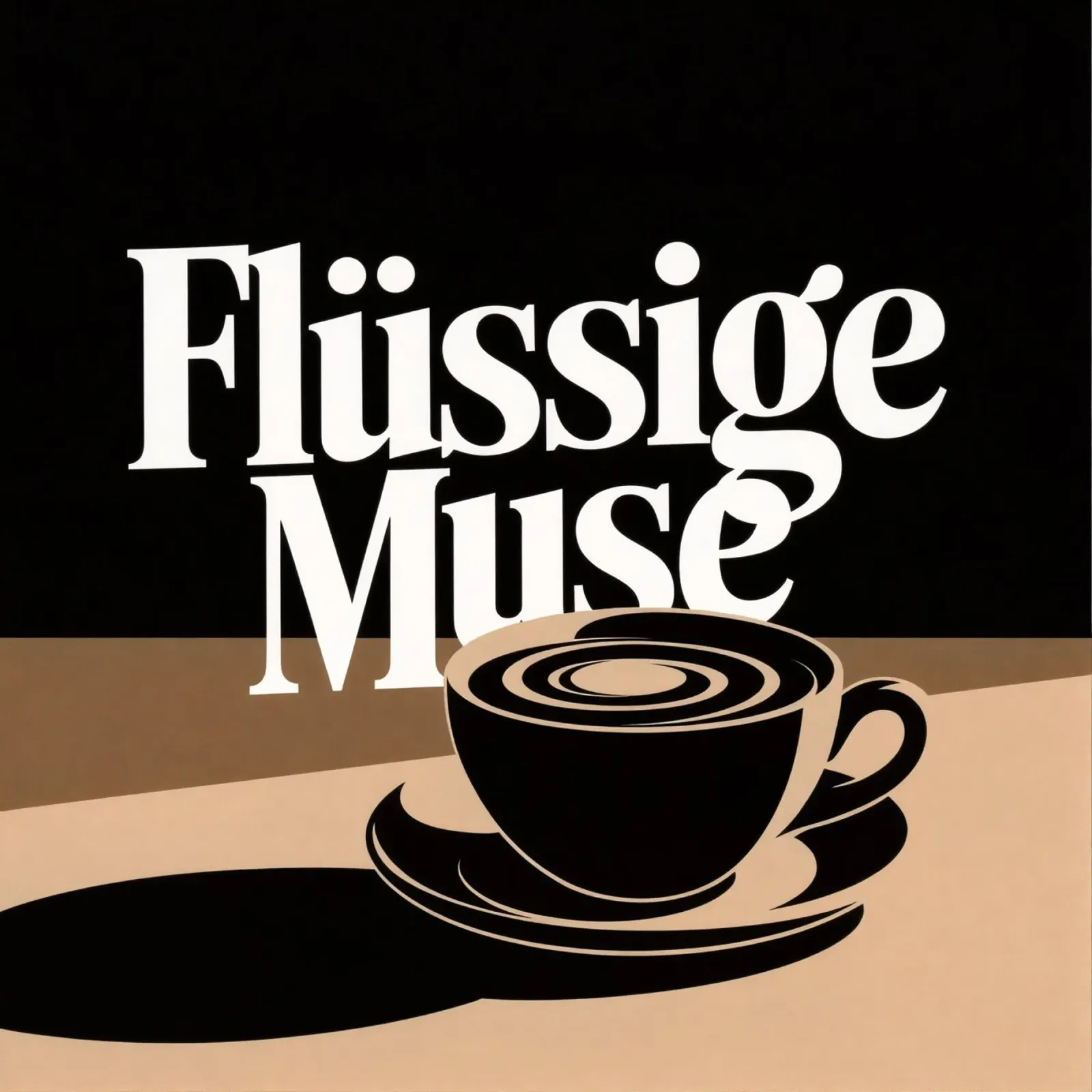 Flüssige Muse poster con telaio in alluminio da Aphorismiker