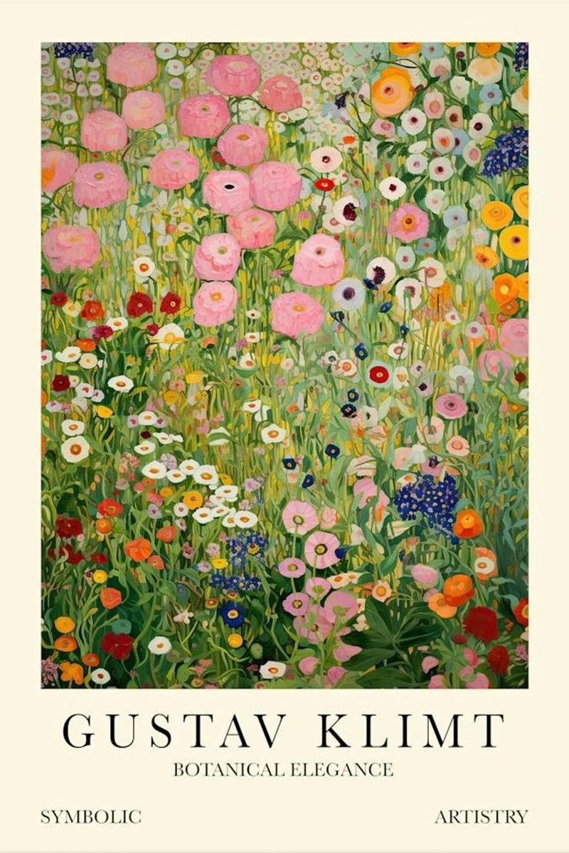 Gustav Klimt Art Leinwand von Super Art