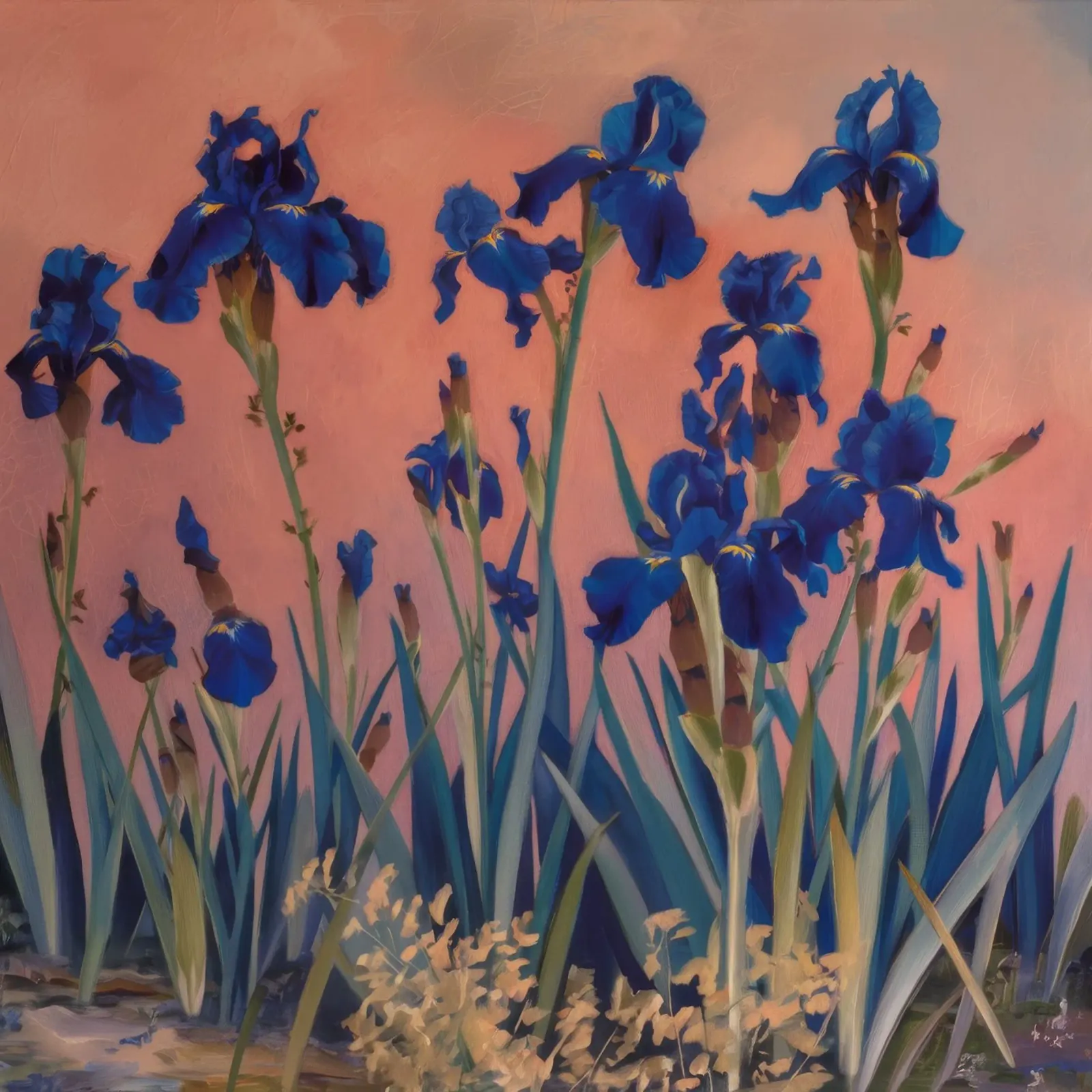 Serenata crepuscolare all'iris pellicola backlit da Verve Pigments