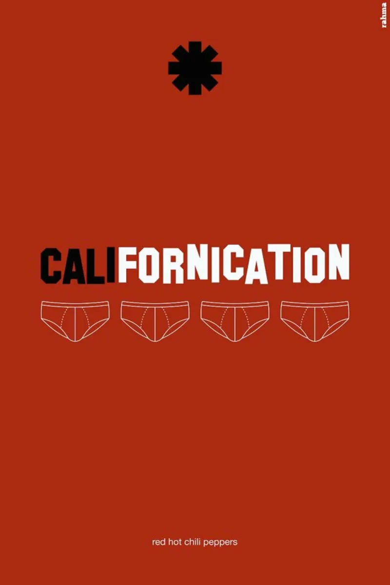 Californication tela con Cornice a cassetta da Rahma Projekt