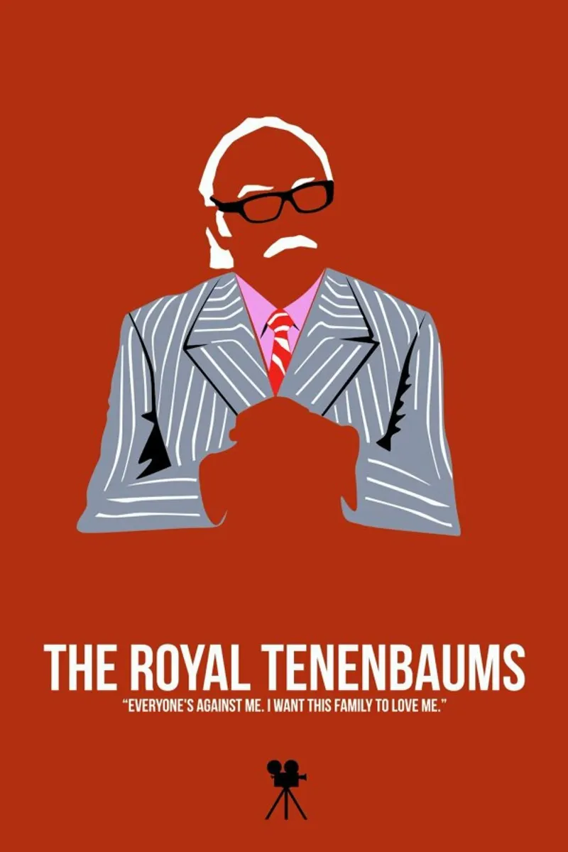 The Royal Tenenbaums poster con telaio in plastica da Naxart
