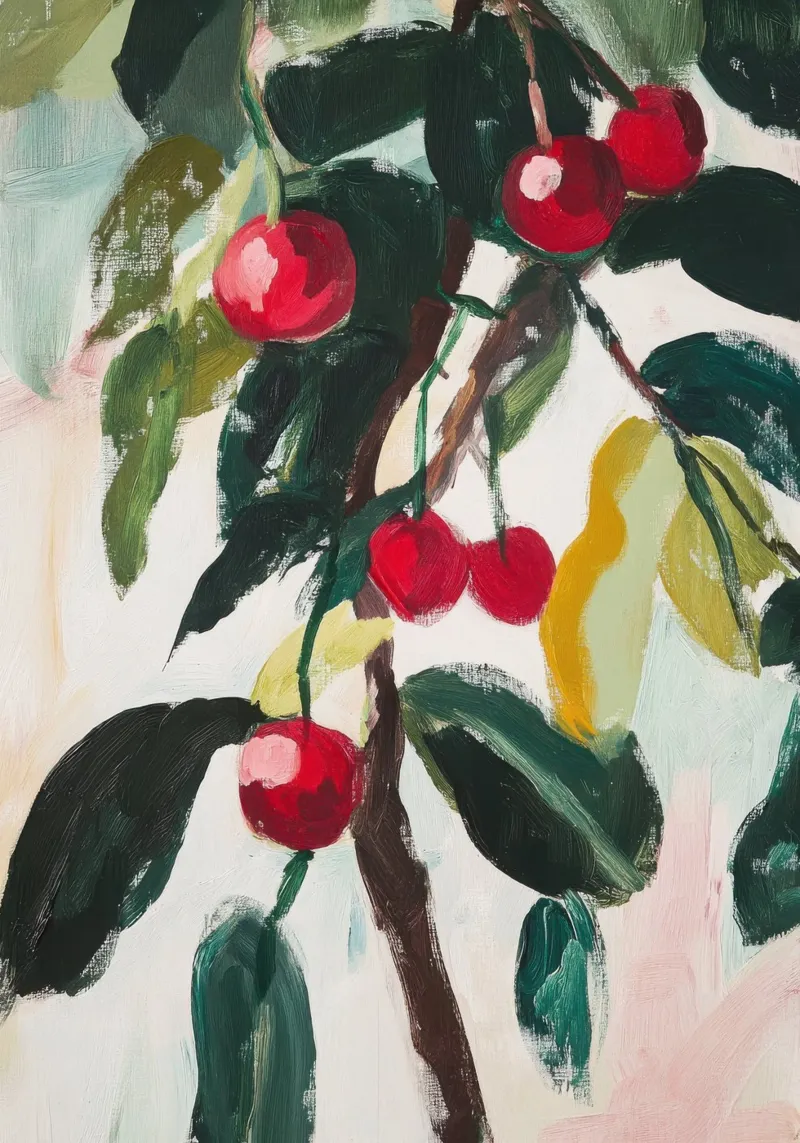 Ciliegie Matisse pellicola backlit da Euphoria Theresa