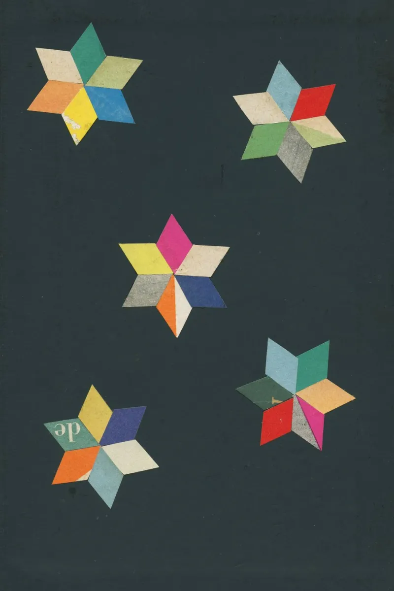 Paper Stars alluminio dibond da Cassia Beck Collage