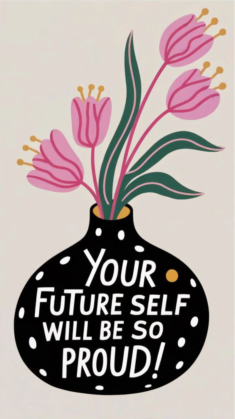 YOUR FUTURE SELF poster de 20 Farben