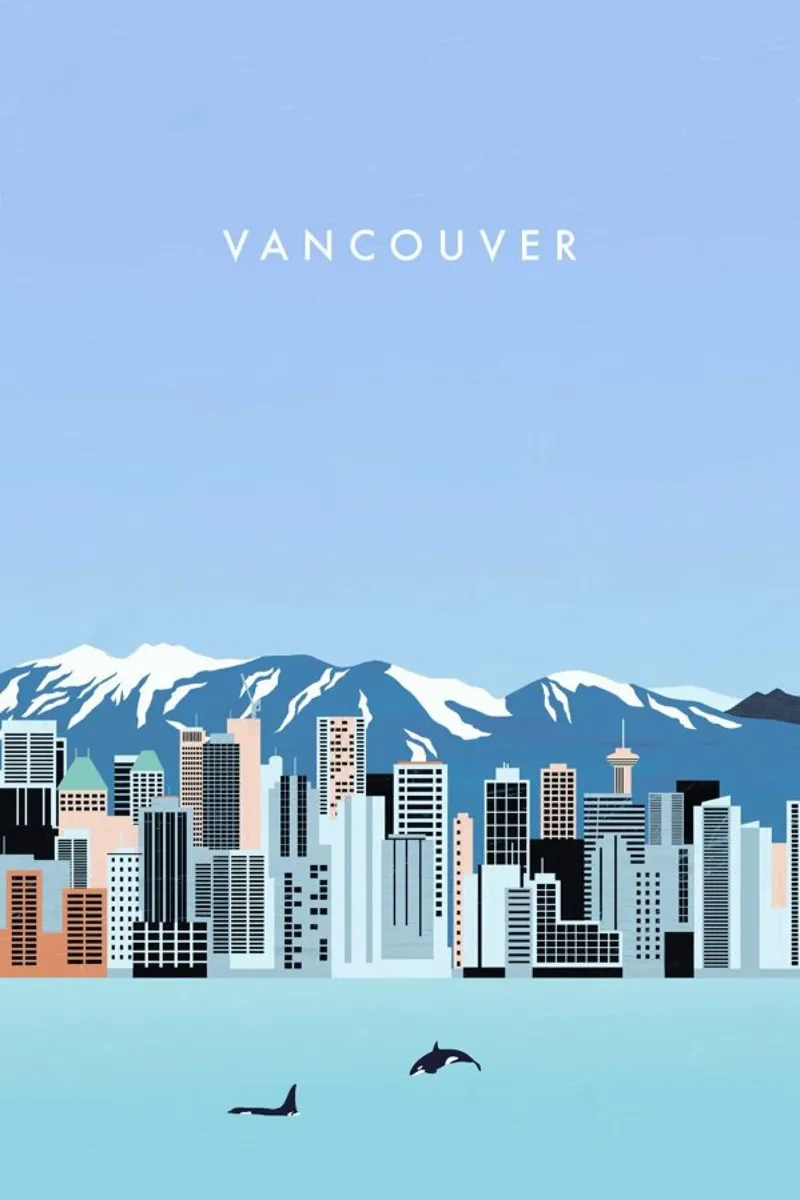 Vancouver poster by Katinka Reinke