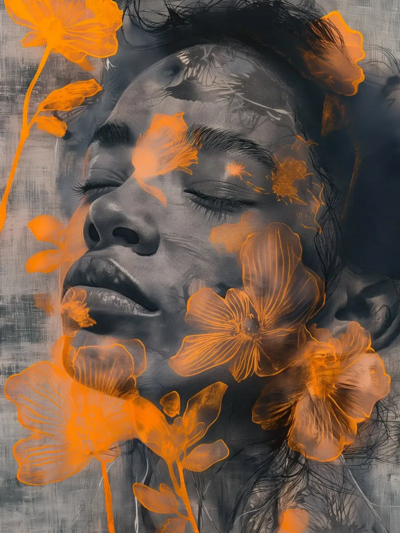 Muurkunst van Imagine canvas met Baklijst van Imagine
