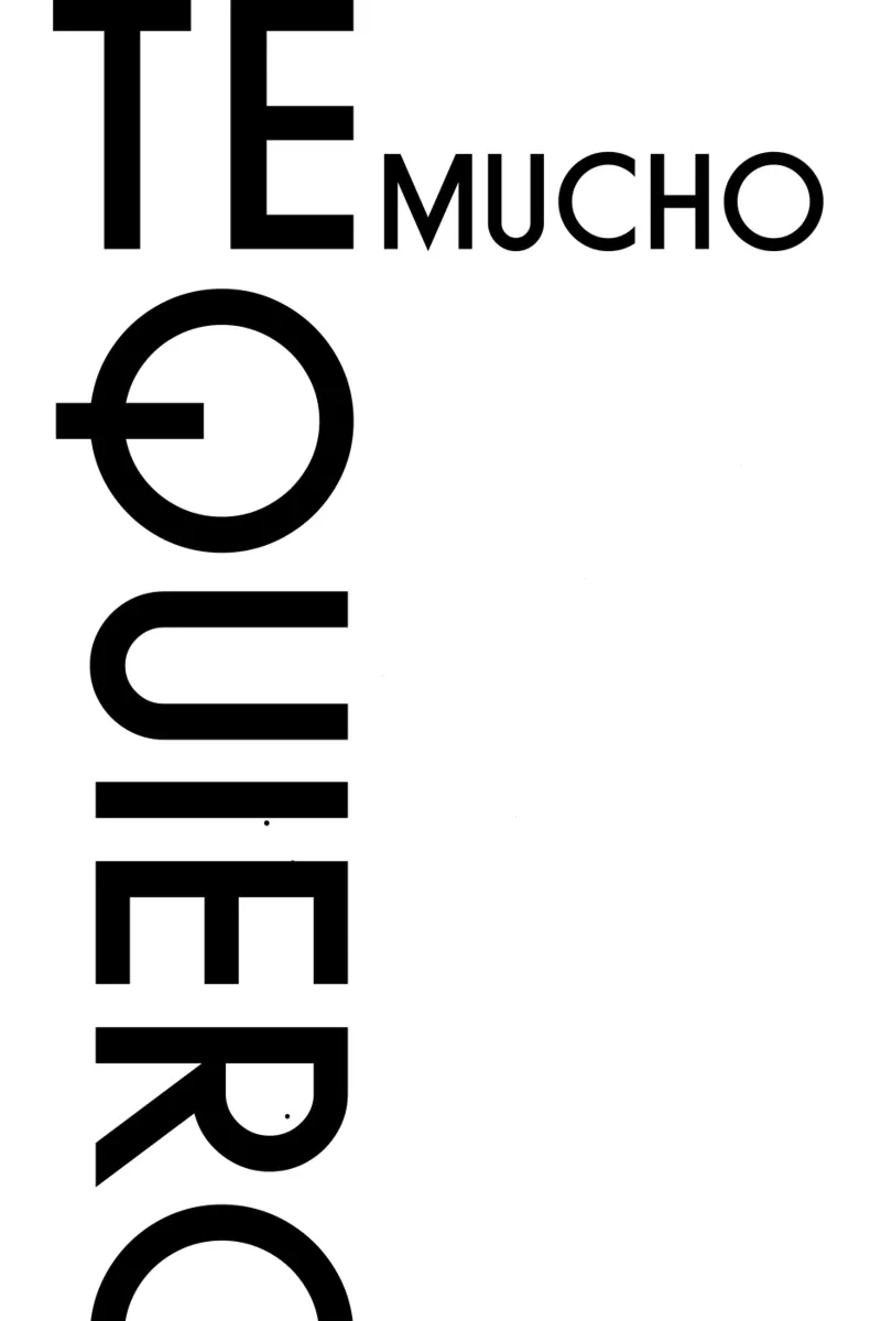 Ti amo molto pellicola backlit da YV TYPOGRAPHY