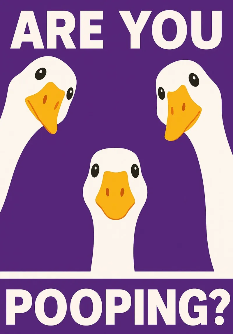 Duck are you pooping metacrilato de PitaraS