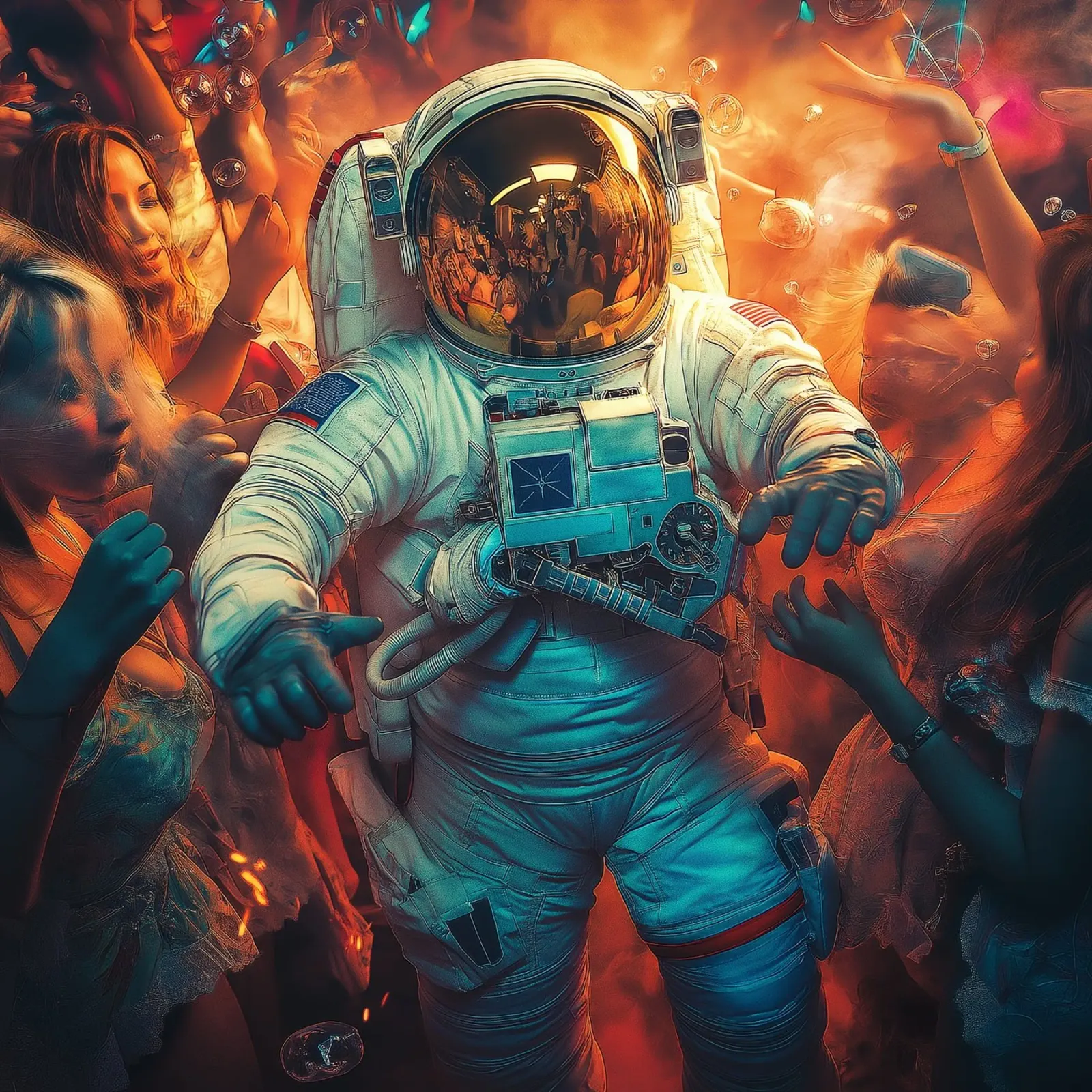 Astronaut in the party plexiglass da Motivate-Today
