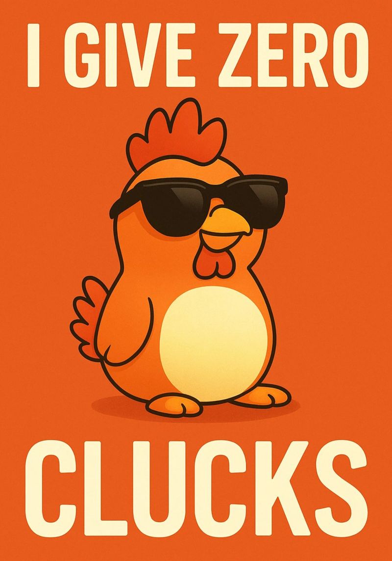 kitten i give zero clucks pellicola backlit da PitaraS