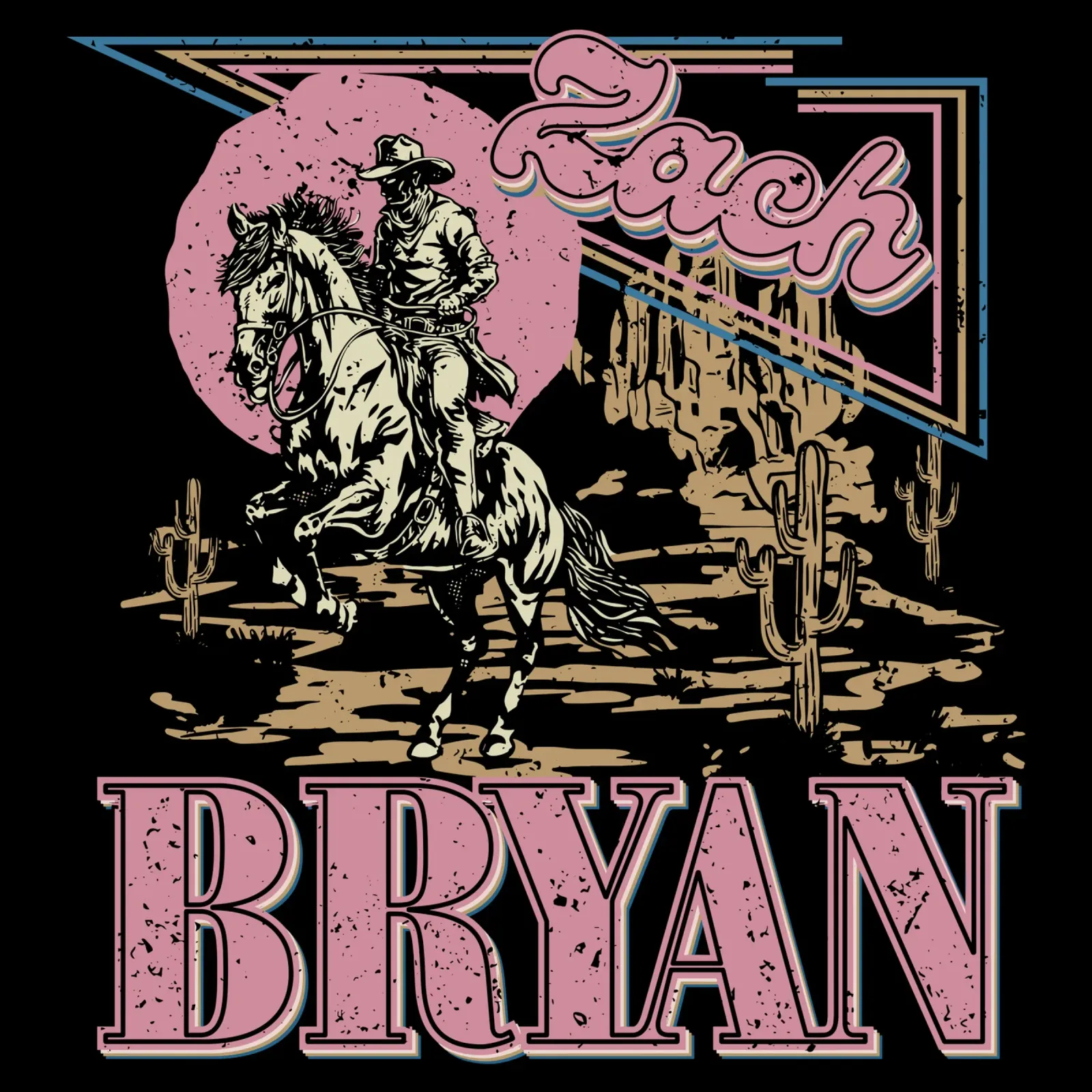 Zach Bryan Selvaggio occidentale pellicola backlit da callmegreciaa