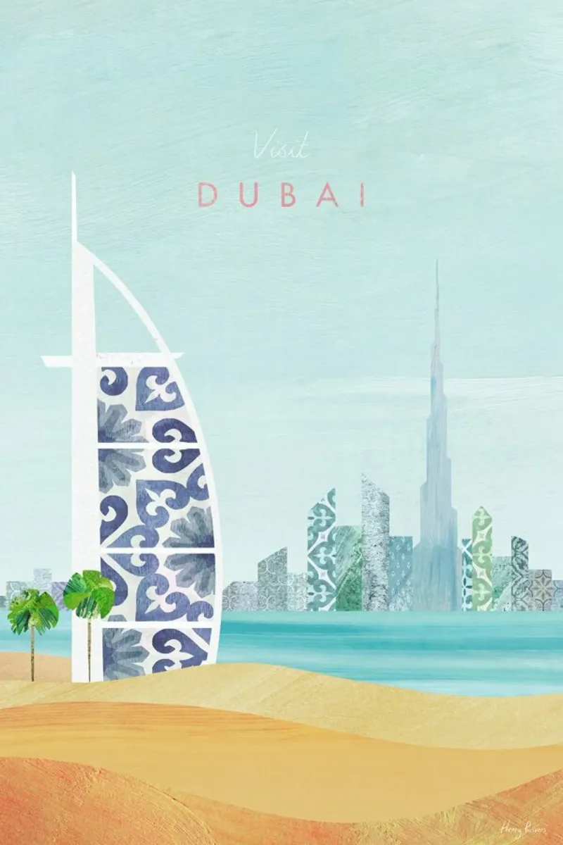 Dubai carta hahnemühle da Henry Rivers