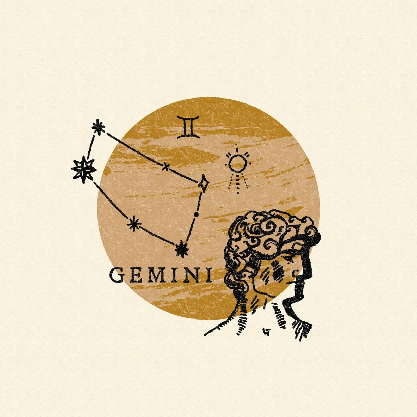 Gemini Zodiac pellicola backlit da treechild