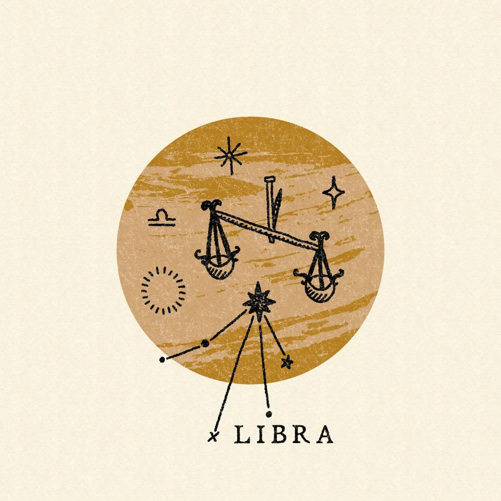Libra Zodiac pellicola backlit da treechild