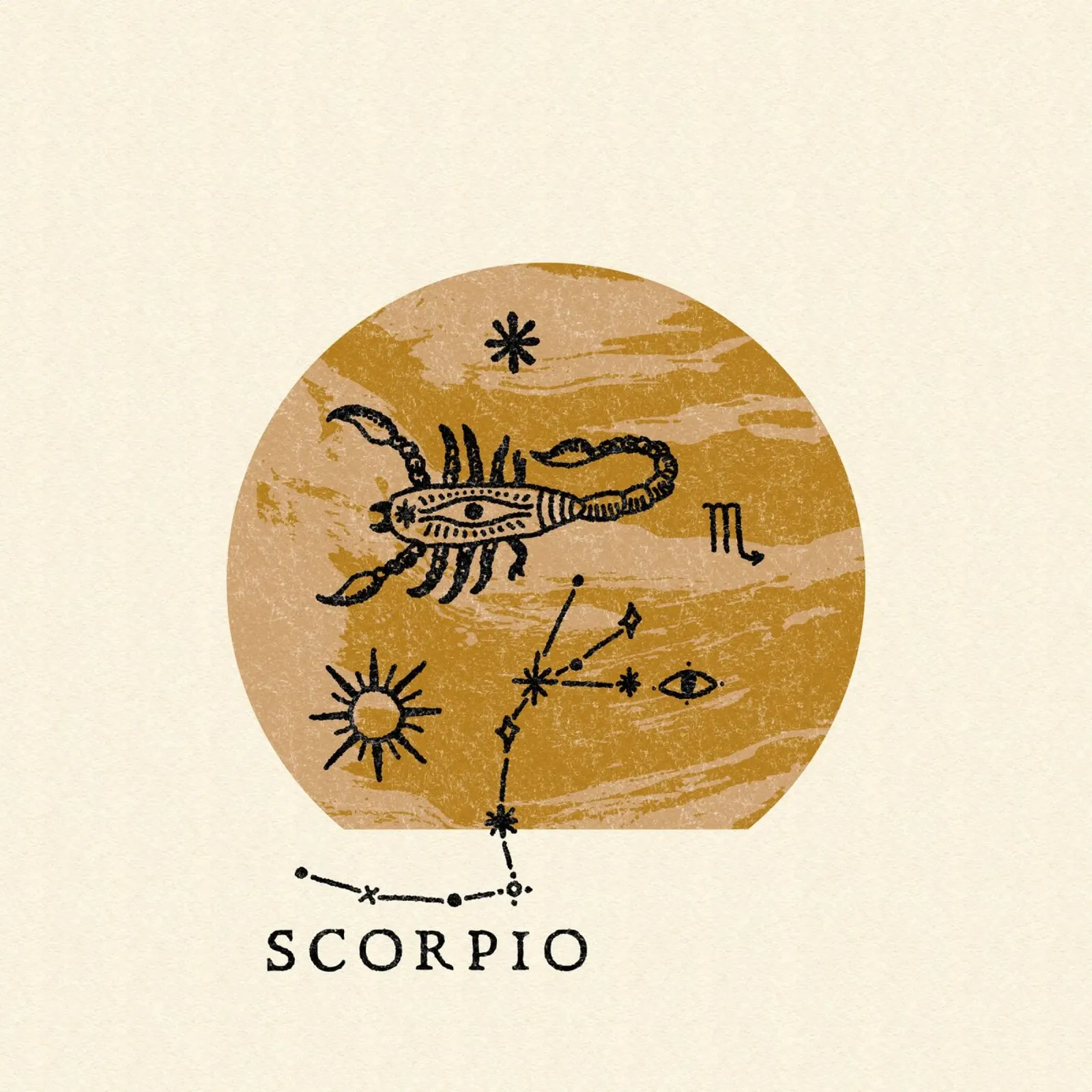 Scorpio Zodiac pellicola backlit da treechild