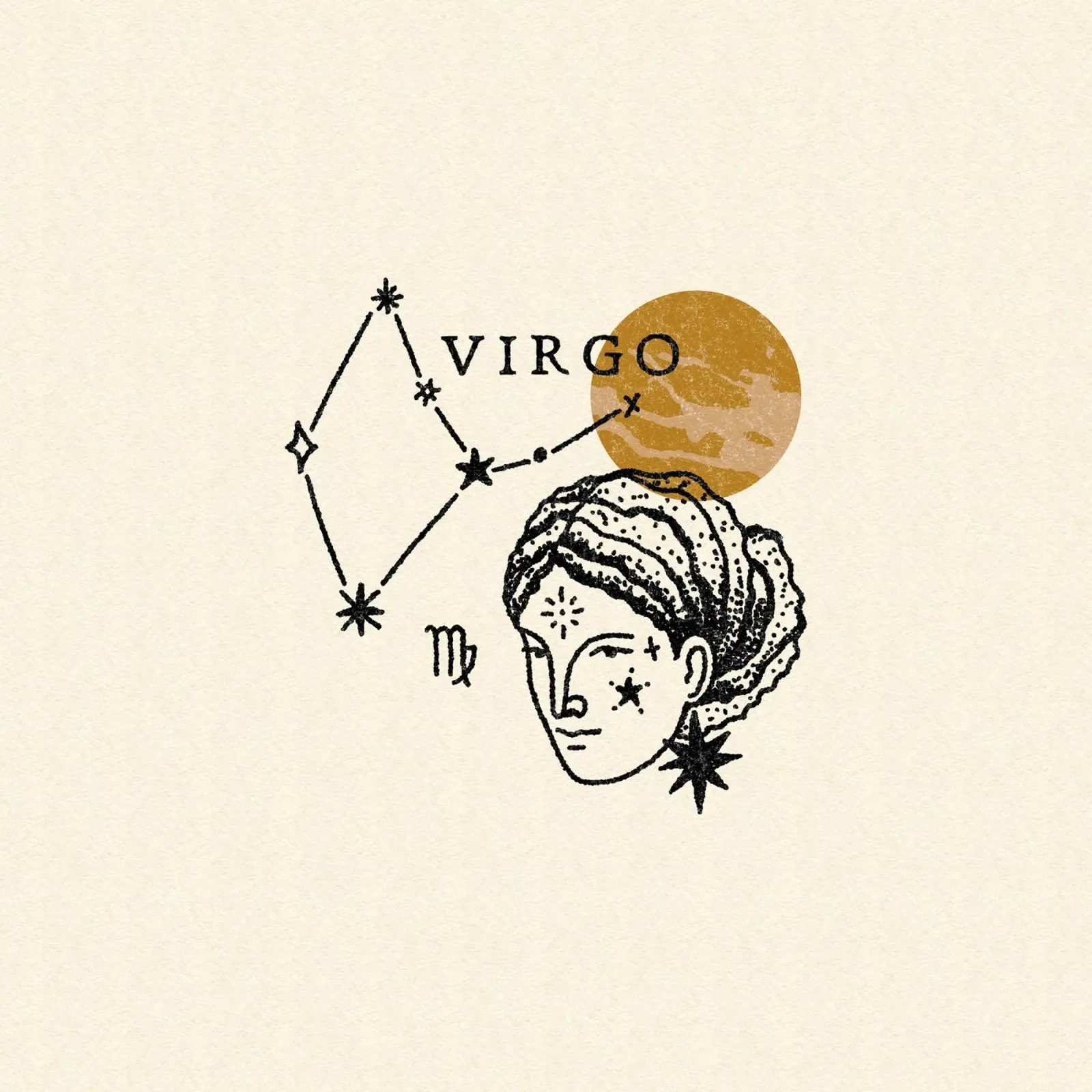 Virgo Zodiac pellicola backlit da treechild
