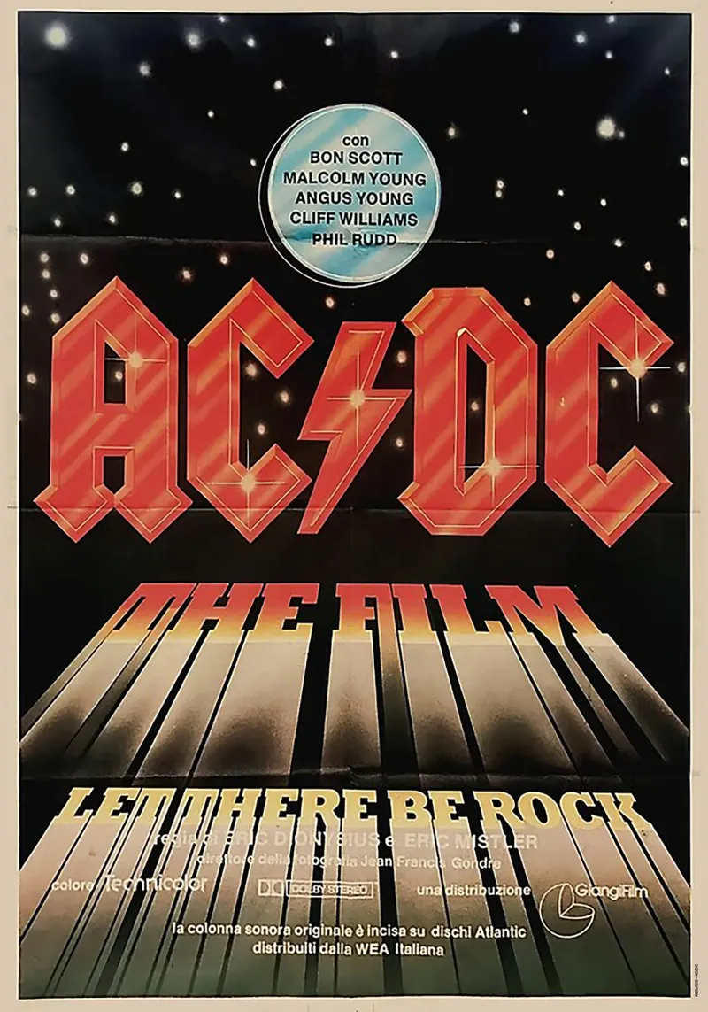 Let There Be Rock – AC/DC pellicola backlit da Attaboy Dsgn