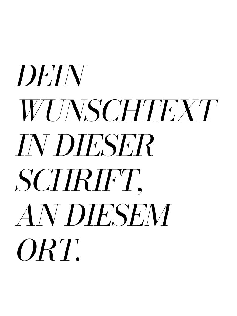 Wunschtext in schwarz weiß pellicola backlit da WORTSPIEL