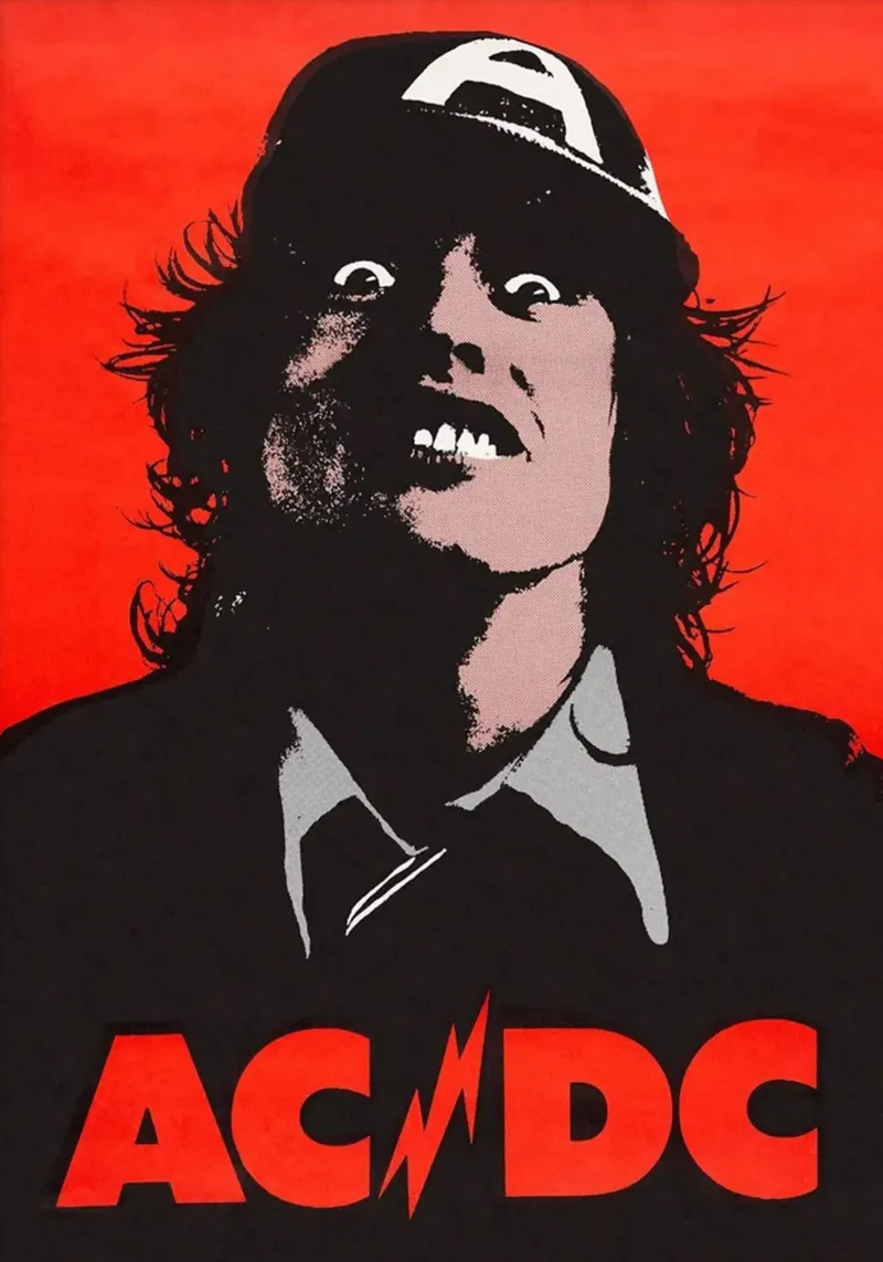 ACDC pellicola backlit da Attaboy Dsgn