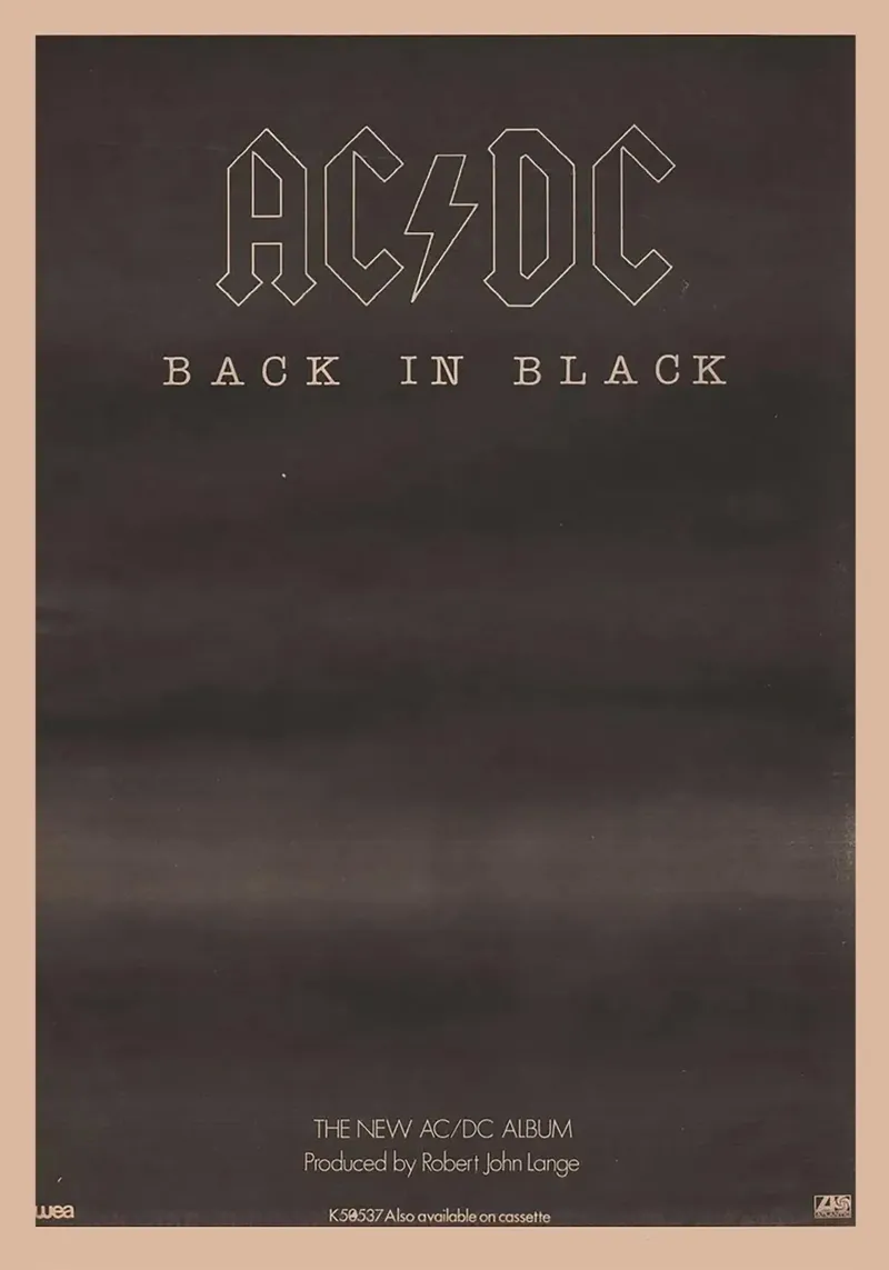 Back in Black pellicola backlit da Attaboy Dsgn