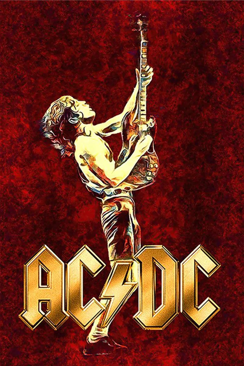 AC/DC Poster von Attaboy Dsgn