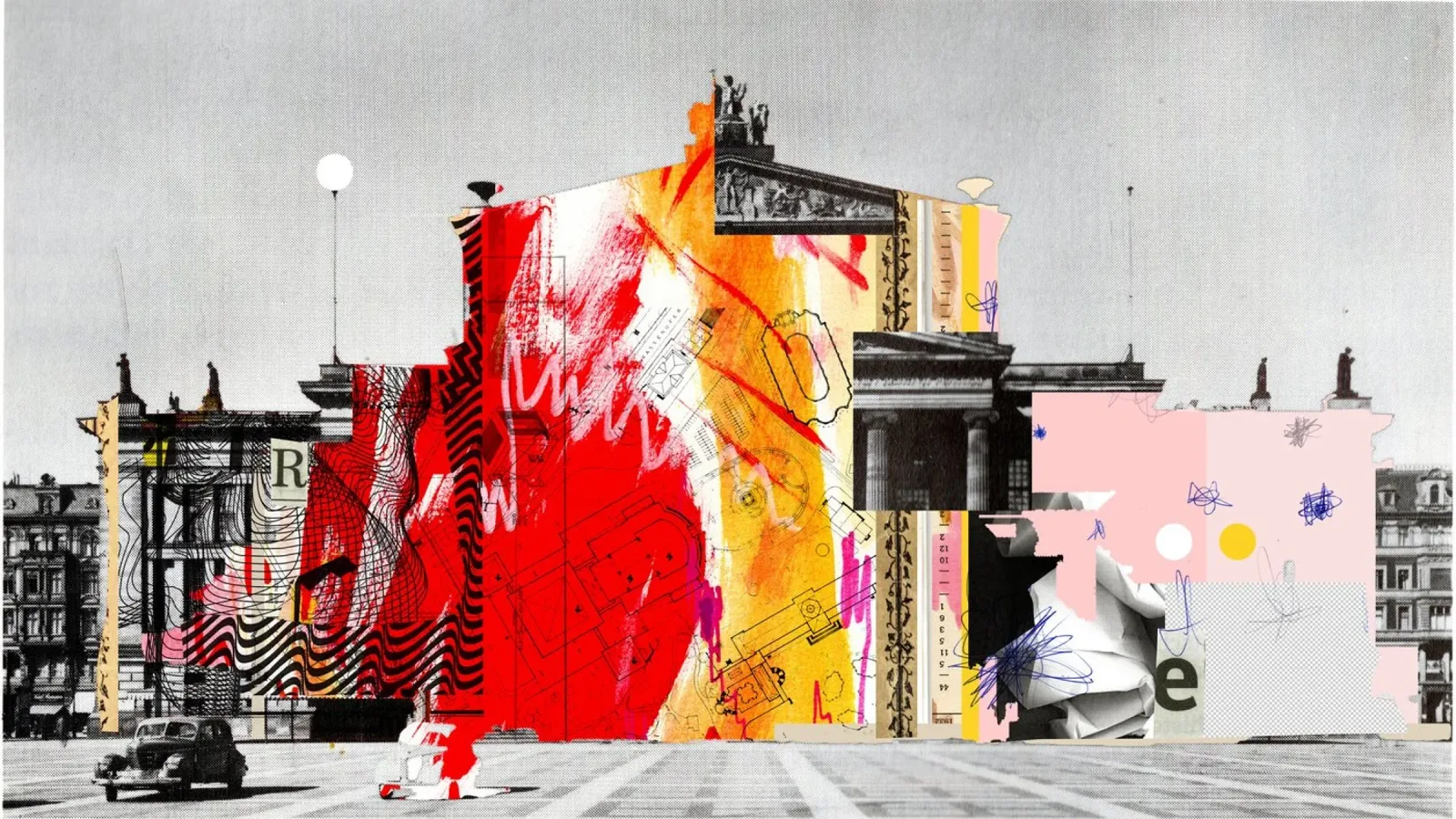the abstract dream house · replica tela con Cornice a cassetta da Marko Köppe